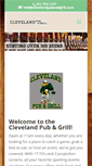 Mobile Screenshot of clevelandpubandgrill.com